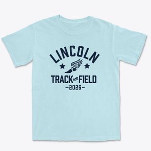 Lincoln Elementary School Track and Field Premium Heavyweight T-shirt