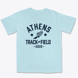 Athens High School Track and Field Premium Heavyweight T-shirt