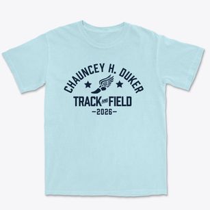 Chauncey H. Duker Track and Field Premium Heavyweight T-shirt