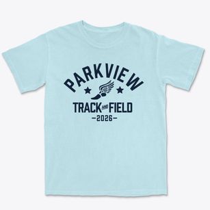Parkview Elementary School 81 Track and Field Premium Heavyweight T-shirt