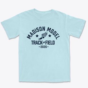 Madison Model High School Track and Field Premium Heavyweight T-shirt