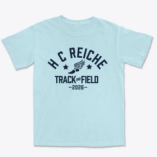 H C Reiche Community Elementary School Track and Field Premium Heavyweight T-shirt