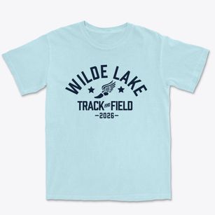 Wilde Lake High School Track and Field Premium Heavyweight T-shirt
