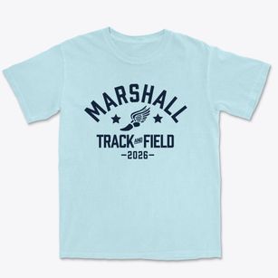 Marshall Simonds Middle School Track and Field Premium Heavyweight T-shirt