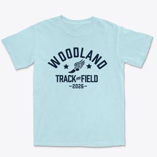 Woodland Elementary School Track and Field Premium Heavyweight T-shirt