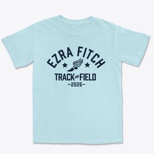 Ezra Fitch Elementary School Track and Field Premium Heavyweight T-shirt