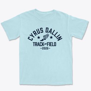 Cyrus Dallin Elementary School Track and Field Premium Heavyweight T-shirt