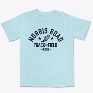 Norris Road Elementary School Track and Field Premium Heavyweight T-shirt