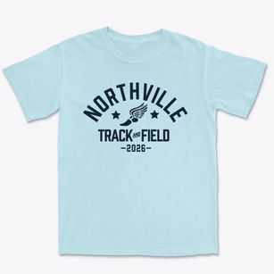 Northville Christian School Track and Field Premium Heavyweight T-shirt