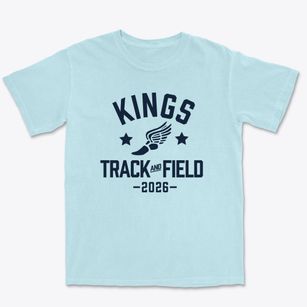 Kings Christian Academy Track and Field Premium Heavyweight T-shirt