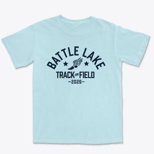 Battle Lake School Track and Field Premium Heavyweight T-shirt