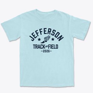 Jefferson Elementary School Track and Field Premium Heavyweight T-shirt