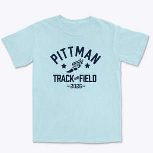 Pittman Elementary School Track and Field Premium Heavyweight T-shirt
