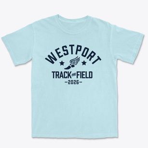 Westport High School Track and Field Premium Heavyweight T-shirt