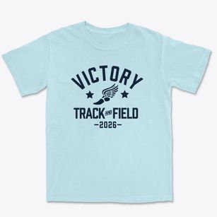 Victory Christian School Track and Field Premium Heavyweight T-shirt