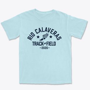 Rio Calaveras Elementary School Track and Field Premium Heavyweight T-shirt