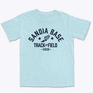 Sandia Base Elementary School Track and Field Premium Heavyweight T-shirt