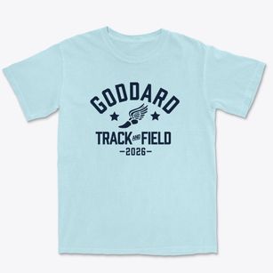 Goddard High School Track and Field Premium Heavyweight T-shirt