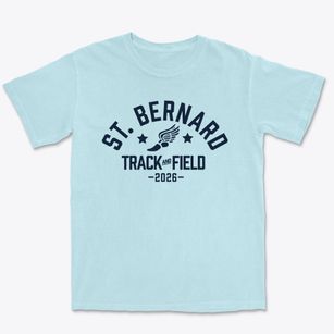 Saint Bernard School Track and Field Premium Heavyweight T-shirt