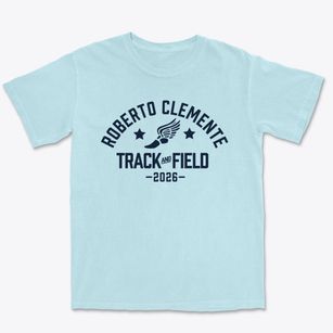 Roberto Clemente Middle School Track and Field Premium Heavyweight T-shirt