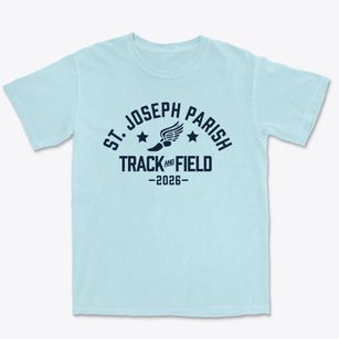St Joseph Parish Track and Field Premium Heavyweight T-shirt