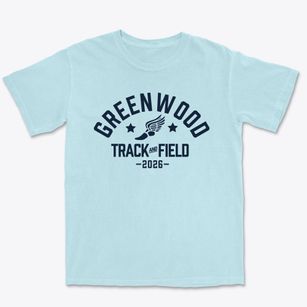 Greenwood Middle School Track and Field Premium Heavyweight T-shirt