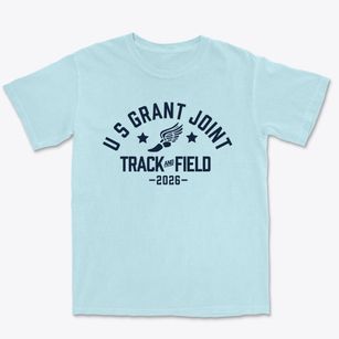 U S Grant Joint Vocational School Track and Field Premium Heavyweight T-shirt