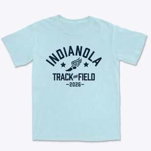 Indianola Middle School Track and Field Premium Heavyweight T-shirt