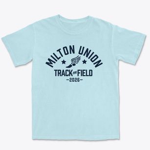 Milton Union Middle School Track and Field Premium Heavyweight T-shirt