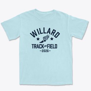 Willard Elementary School Track and Field Premium Heavyweight T-shirt