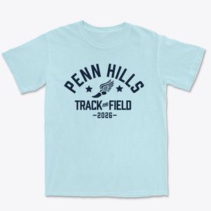 Penn Hills High School Track and Field Premium Heavyweight T-shirt