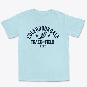 Colebrookdale Elementary School Track and Field Premium Heavyweight T-shirt