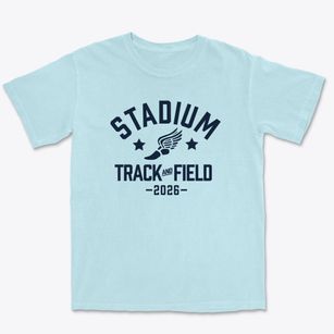 Stadium Elementary School Track and Field Premium Heavyweight T-shirt