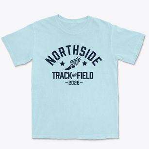 Northside Middle School Track and Field Premium Heavyweight T-shirt