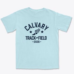 Calvary Christian School Track and Field Premium Heavyweight T-shirt