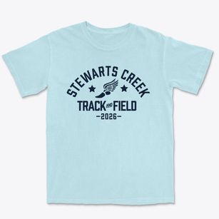 Stewarts Creek High School Track and Field Premium Heavyweight T-shirt