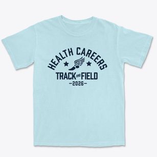 Health Careers High School Track and Field Premium Heavyweight T-shirt