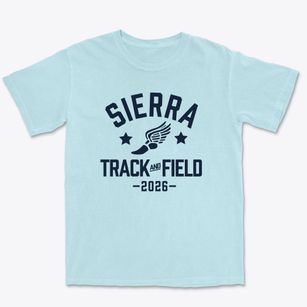 Sierra Junior High School Track and Field Premium Heavyweight T-shirt