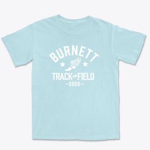 Burnett Junior High School Track and Field Premium Heavyweight T-shirt