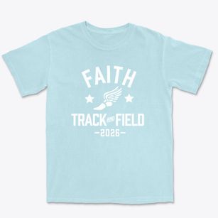 Faith Baptist School Track and Field Premium Heavyweight T-shirt