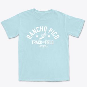 Rancho Pico Junior High School Track and Field Premium Heavyweight T-shirt