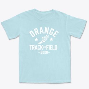 Orange Lutheran High School Track and Field Premium Heavyweight T-shirt