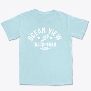 Ocean View Christian Academy Track and Field Premium Heavyweight T-shirt