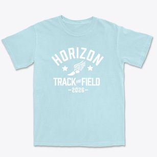 Horizon Community Middle School Track and Field Premium Heavyweight T-shirt