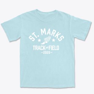Saint Marks Episcopal Preschool Track and Field Premium Heavyweight T-shirt