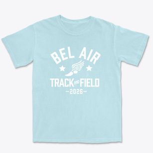 Bel Air High School Track and Field Premium Heavyweight T-shirt