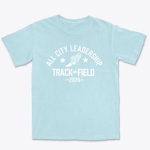 All City Leadership Secondary School Track and Field Premium Heavyweight T-shirt