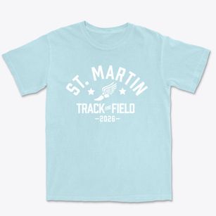 Saint Martin De Porres School Track and Field Premium Heavyweight T-shirt