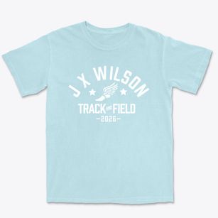 J X Wilson Elementary School Track and Field Premium Heavyweight T-shirt