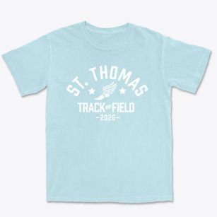 Saint Thomas Lutheran School Track and Field Premium Heavyweight T-shirt